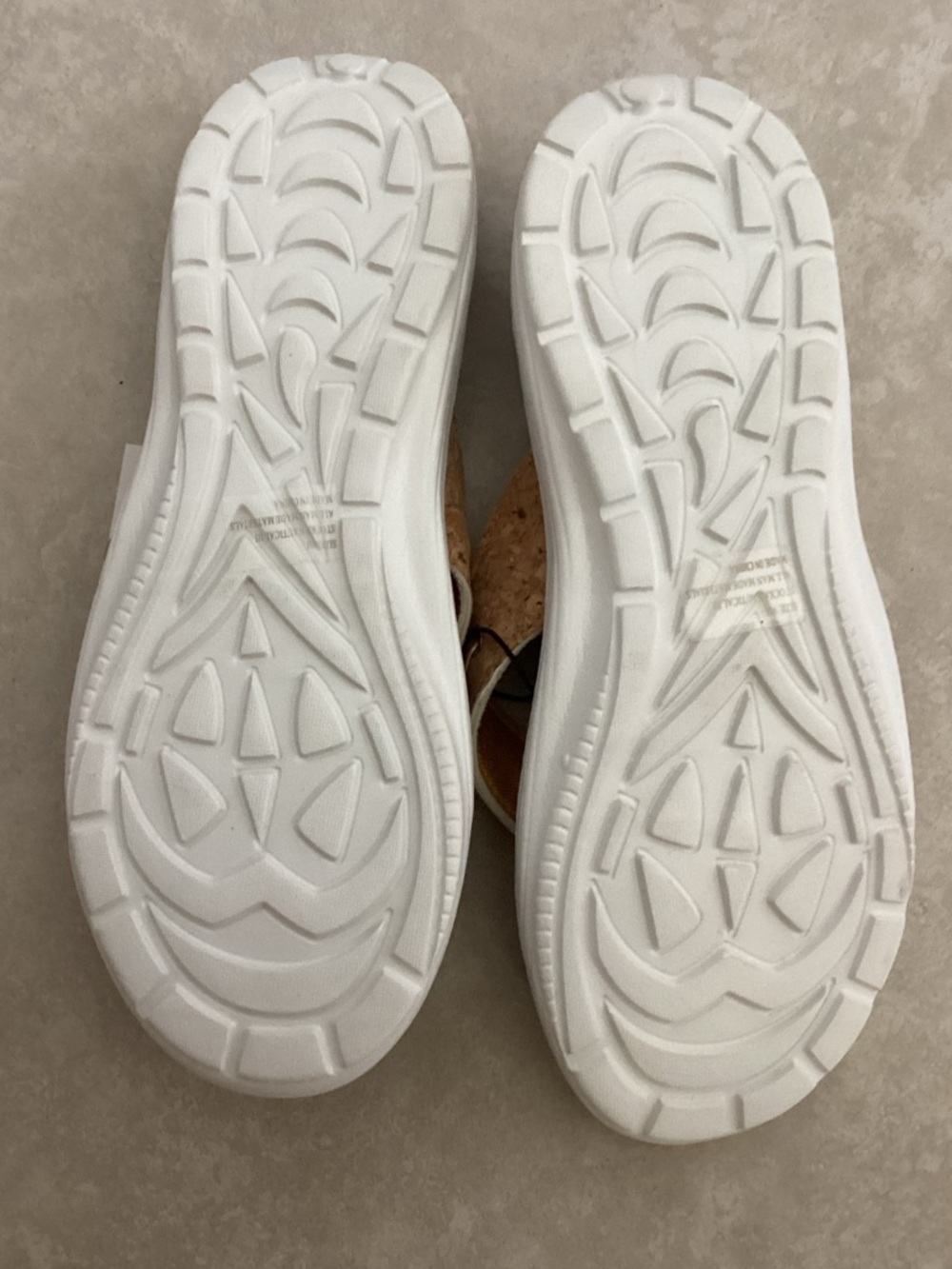 ☀️ NWT Reel Legends Cork Sandals Sz 9 Nautical flip flops non slip bottom - Picture 6 of 6